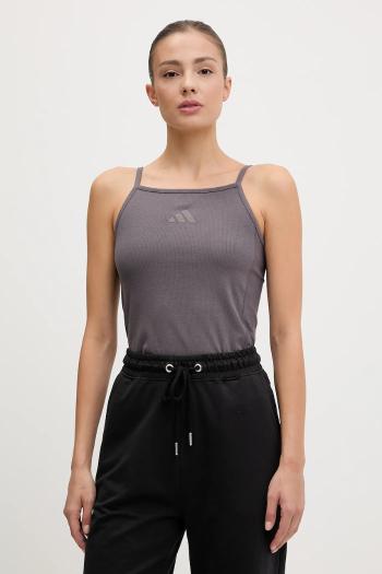 Top adidas ALL SZN RIB fialová farba, JJ1223