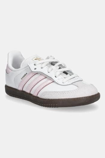 Detské tenisky adidas Originals SAMBA OG biela farba, JQ2847