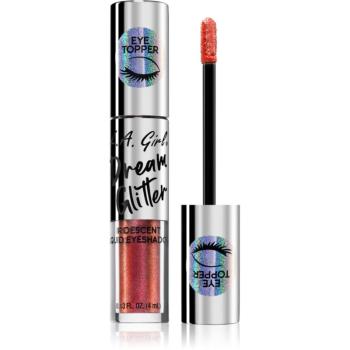 L.A. Girl Cosmetics Dream Glitter trblietavé tekuté očné tiene odtieň Firecracker 4 ml