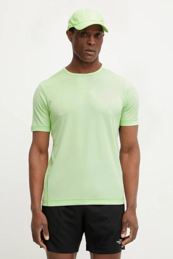 Tréningové tričko Calvin Klein Performance zelená farba, jednofarebné, LVGMS5K159