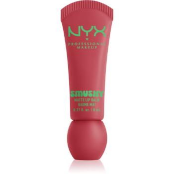 NYX Professional Makeup Smushy Matte Lip Balm ajakbalzsam matt hatással árnyalat Snuggle Szn 8 ml