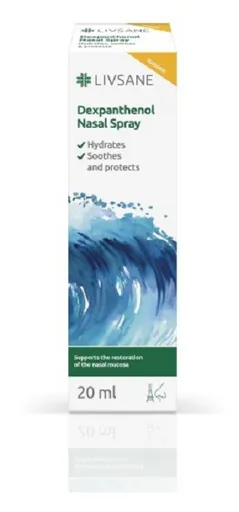 Livsane nosný sprej Dexpantenol morská voda izotonická 20 ml