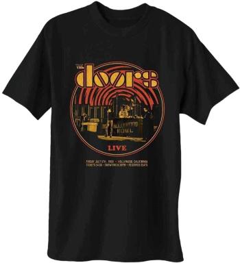 The Doors Tričko 68 Retro Circle Unisex Black XL