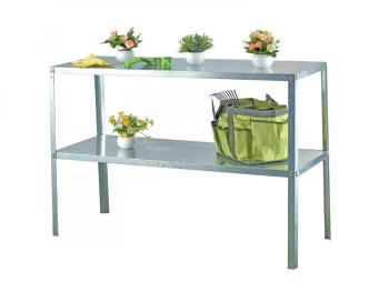 Oceľový regál do skleníka Dekorhome Lanitplast
