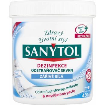 SANYTOL Dezinfekčný odstraňovač škvŕn Žiarivá biela 450 g