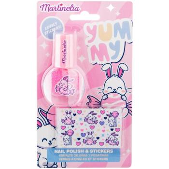 Martinelia Yummy Polish & Stickers sada pre deti 1 ks