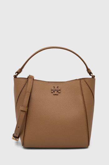 Kožená kabelka Tory Burch McGraw Small hnedá farba, 158500.227