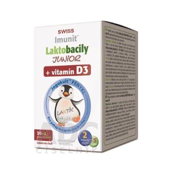 Laktobacily JUNIOR SWISS Imunit + vitamín D3