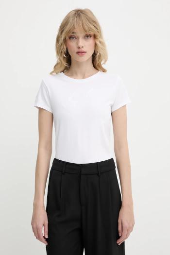 Tričko Armani Exchange dámske, biela farba, XW000599 AF10355