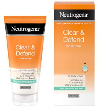 Neutrogena Hydratačný krém bez obsahu oleja s kyselinou salicylovou Clear & Defend (Oil-Free Moisturiser) 50 ml