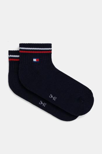 Ponožky Tommy Jeans 2-pak tmavomodrá farba, 701228177,