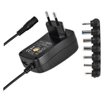 Emos univerzálny napájací zdroj pulzný N3111, 3-12 V / 1 A max., s hrebienkom, USB