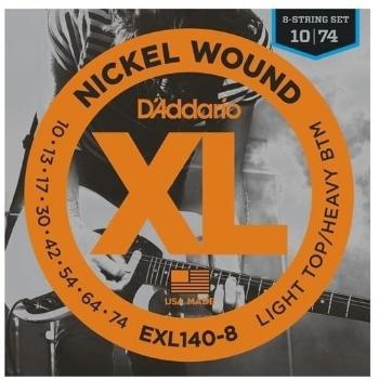 D'Addario EXL140-8 Struny pre elektrickú gitaru
