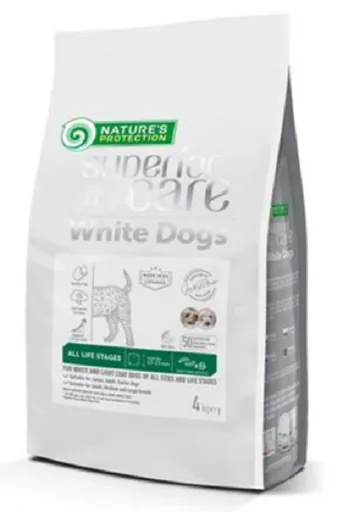 Natures Protection Superior care granule s hmyzom pre biele dospelé psy všetkých plemien 4kg