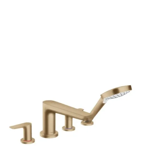 Vaňová batéria Hansgrohe Talis E so sprchovacím setom kartáčovaný bronz 71748140