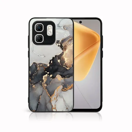 MY ART Ochranný kryt pre Infinix Hot 50i GREY MARBLE (140)