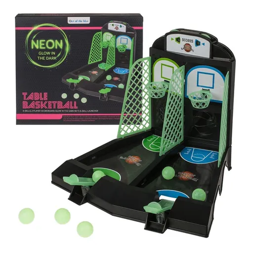 Neónový stolný basketbal