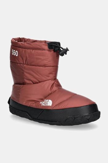 Snehule The North Face Nuptse Apres Bootie oranžová farba, NF0A5LWC8IM1