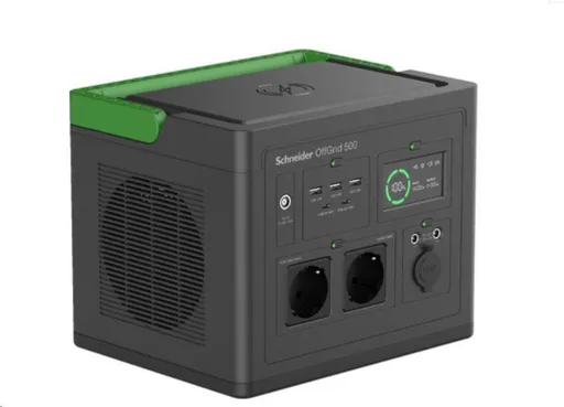 APC Schneider OffGrid Portable Power Station 500, 517Wh Li-ion, 2 Schuko, Sinewave