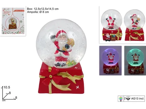 MAKRO - Snežítko vianočné 8cm LED rôzne druhy