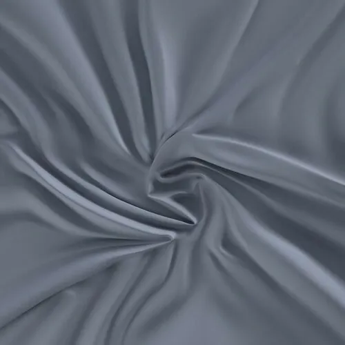 Kvalitex Saténové prestieradlo s gumou tmavosivá, 140 x 200 cm