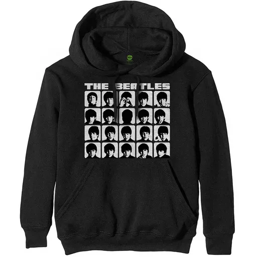 The Beatles mikina The Beatles Mikina Hard Days Night Faces Mono Muž Unisex čierna Čierna S