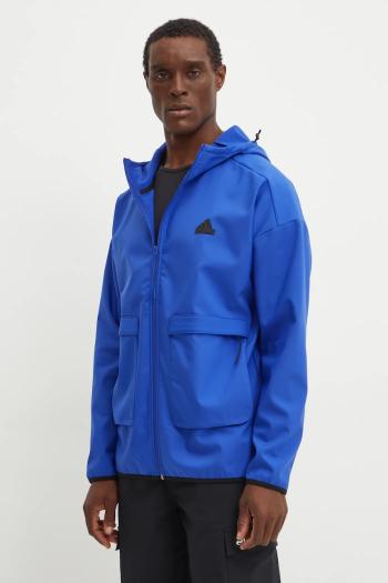 Mikina adidas City Escape pánska, s kapucňou, jednofarebná, IY1489