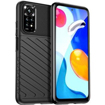 Thunder silikonový kryt na Xiaomi Redmi Note 11S / Note 11, černý (HUR249253)