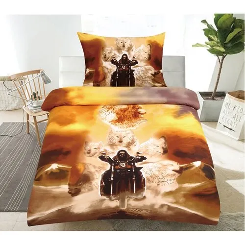 Jahu Obliečky Wild 3D, 140 x 200 cm, 70 x 90 cm