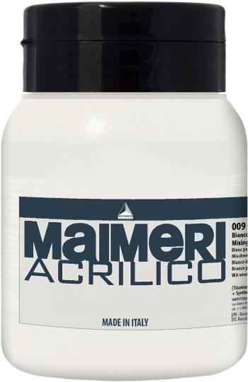 Maimeri Acrilico Akrylová farba Mixing White 009 500 ml 1 ks