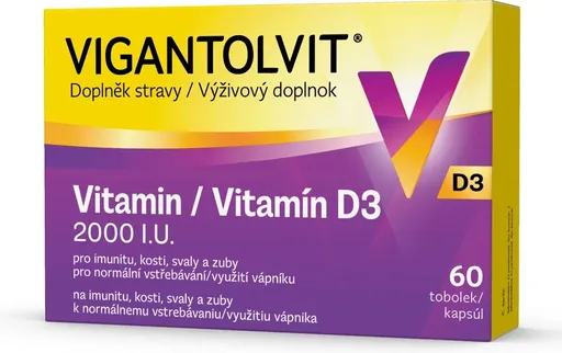 Merck Vigantolvit D3 2000 IU 60 kapsúl