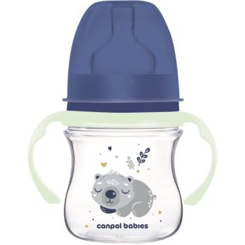 Canpol babies EasyStart Sleepy Koala 120 ml dojčenská fľaša 0 m+ Blue 120 ml