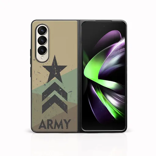 MY ART Ochranný kryt pre Samsung Galaxy Z Fold 3 5G ARMY (236)