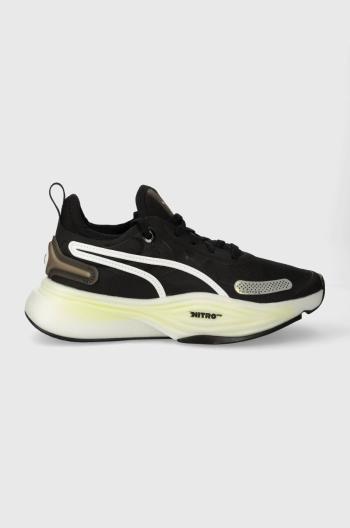 Tréningové topánky Puma PWR Nitro Squared čierna farba, 378688