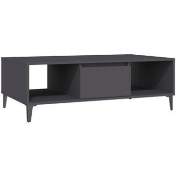 SHUMEE Konferenčný stolík sivý 103,5 × 60 × 35 cm drevotrieska, 806024