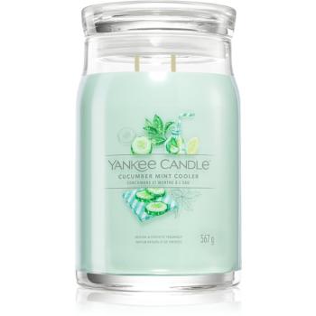 Yankee Candle Cucumber Mint Cooler vonná sviečka Signature 567 g