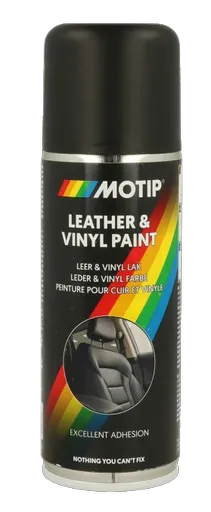 MOTIP - Farba na kožu v spreji čierna 0,2 L
