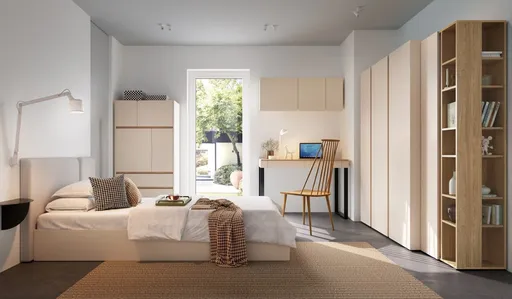 Meblar  Detská izba LUCA II | béžová/dub olejovaný