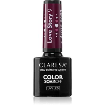 Claresa SoakOff UV/LED Color Love Story gélový lak na nechty odtieň 9 5 g