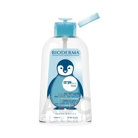 BIODERMA ABCDerm H2O Micelárna voda s reverznou pumpou 1000ml