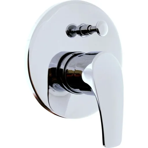 RAV SLEZÁK Kongo sprchová a vaňová batéria s prepínačom chróm K086