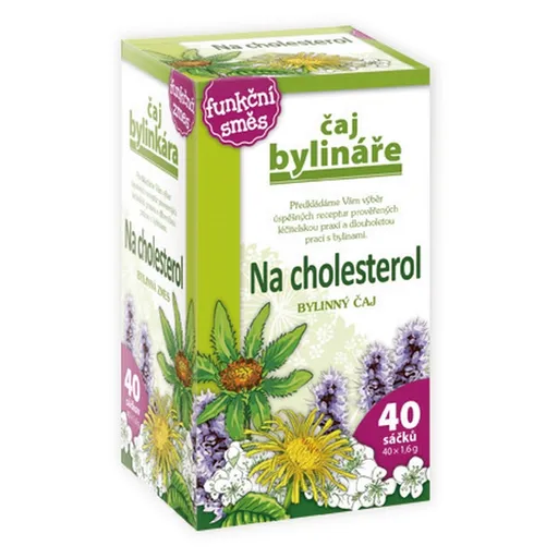 BYLINÁŘ Bylinný čaj na cholesterol 40 sáčkov