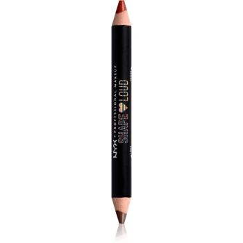 NYX Professional Makeup Lip Liner Duo Pride Line Loud růž + ceruzka na pery s matným efektom odtieň 02 - Trophy Fam 1 ks