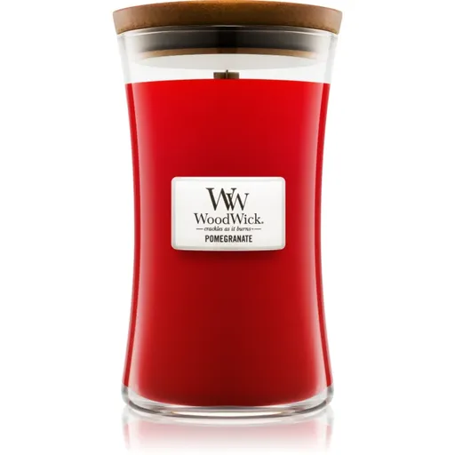 Woodwick Pomegranate vonná sviečka s dreveným knotom 609,5 g