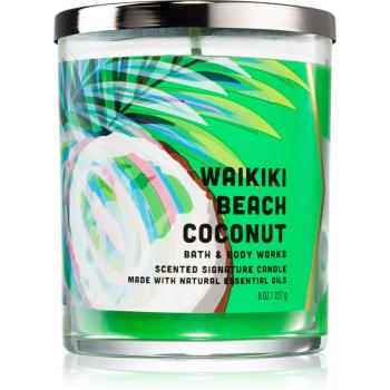 Bath & Body Works Waikiki Beach Coconut vonná sviečka 227 g