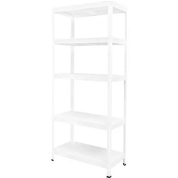 Regál KOVONA DRUMY, 1 800 x 800 x 400 mm, biely (VRDRV18008040050739)