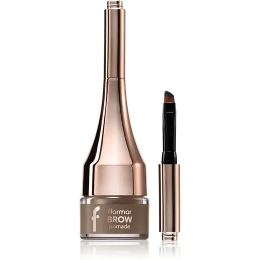 flormar Brow Pomade pomáda na obočie so štetčekom odtieň 03 Brown 2,2 g