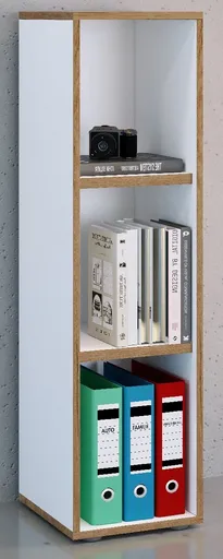 VCM 3dílná kancelářská police „Salia“ B30, bílá