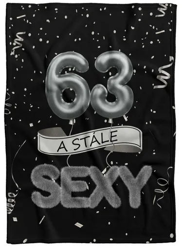 Deka Stále sexy – Čierna (vek: 63, Podšitie baránkom: NE)
