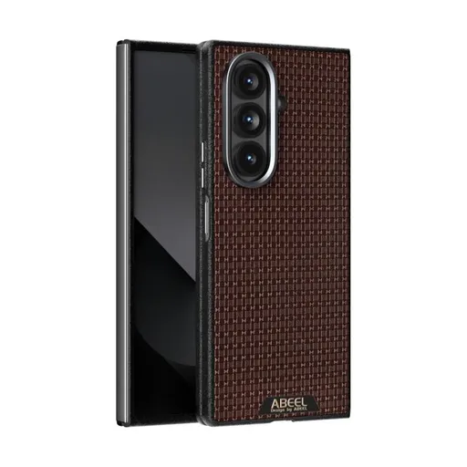 ABEEL RUYI Ochranný kryt s MagSafe pre Samsung Galaxy Z Fold7 5G hnedý